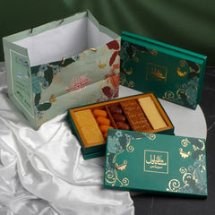1 KG Fancy Boxes Dark Green with butter paper