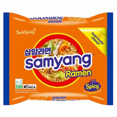 Samyang Ramen Extra Spicy Soup Type Instant Noodles, Korean Noodles, Halal, 120g