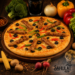 Chicken Shahi Kabab Pizza