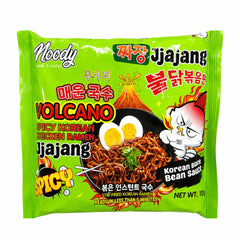Rich black bean flavour. A spicy Korean twist. Meet Volcano Jjajang 120 g