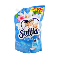 SOFTLAN FABRIC SOFTNER SPRING BLUE POUCH 1000 ML