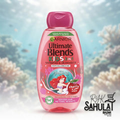 Garnier Ultimate Blends Kids Cherry & Soft Almond 2in1 Shampoo & Detangler, 250ml