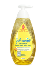 Johnson’s Top-to-Toe Hair & Body Baby Bath 500ml