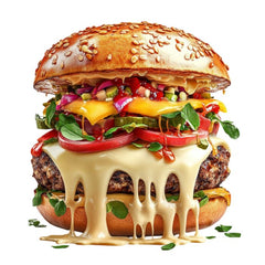 Grilled Chicken Cheese Burger