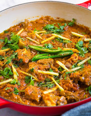 Mutton Green Chilli karahi
