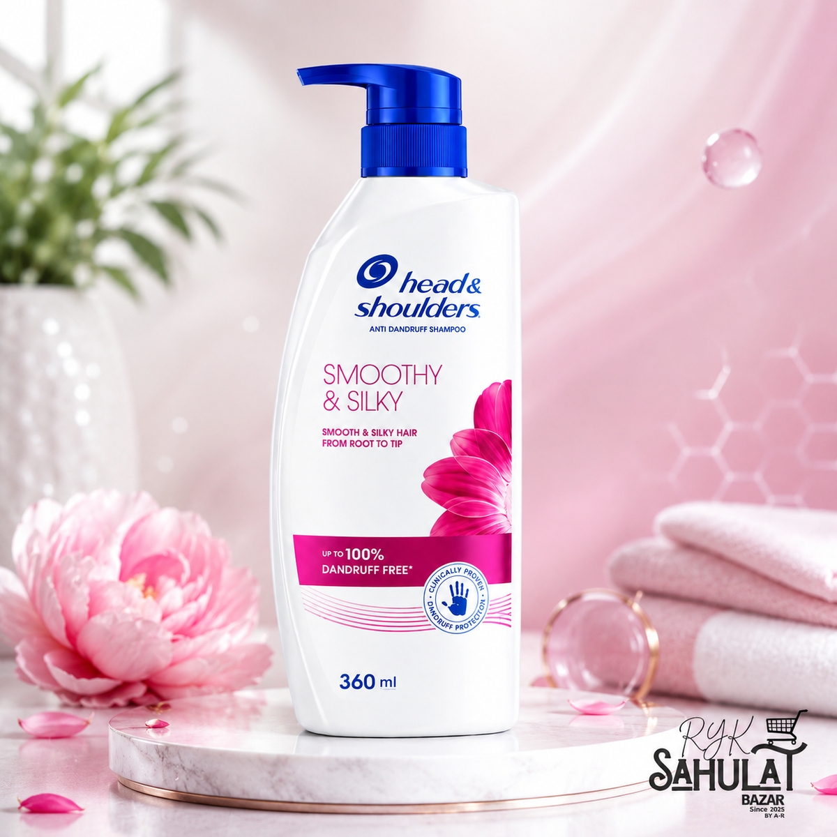HEAD & SHOULDERS SHAMPOO SMOOTHY & SILKY 360 ML