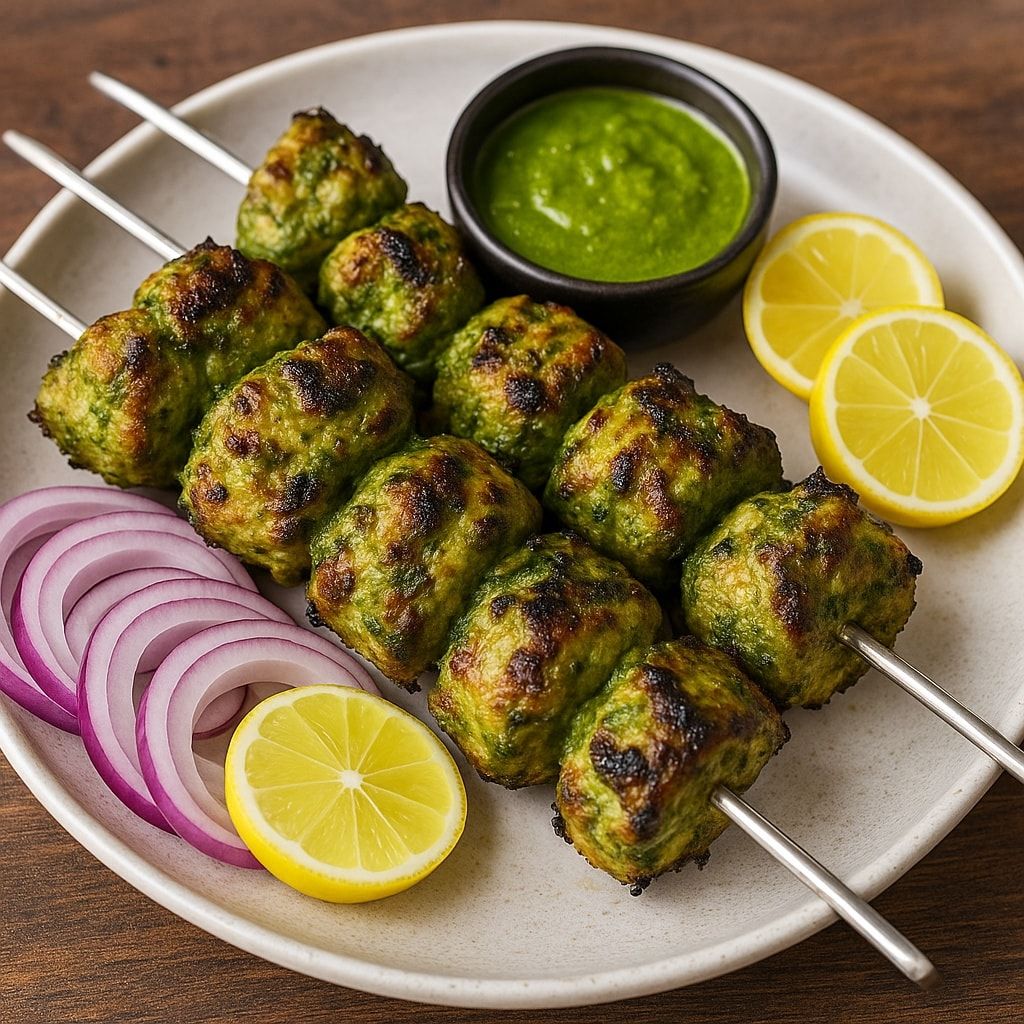 Chicken Green Kabab