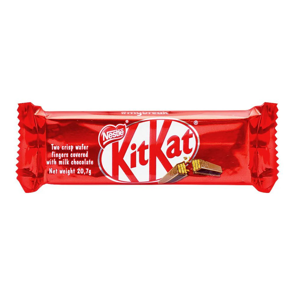 KitKat 2 Finger Milk Chocolate Bar, United Kingdom, 20 g