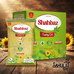 Shahbaz cooking oil 1 ltr pouch