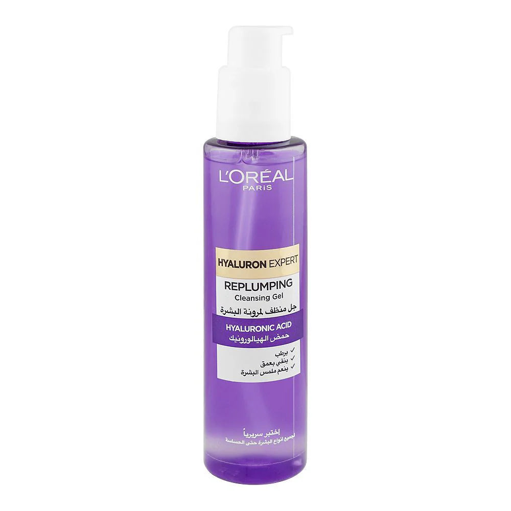 L'Oreal Hyaluron Expert Replumping Hyaluronic Acid Cleansing Gel 150ml