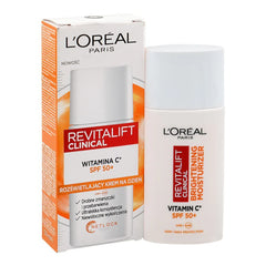 L'Oreal Paris Revitalift Clinical Vitamin C SPF 50+ Brightening Daily Moisturizer, Glycerin, For All Types Of Skin, 50ml