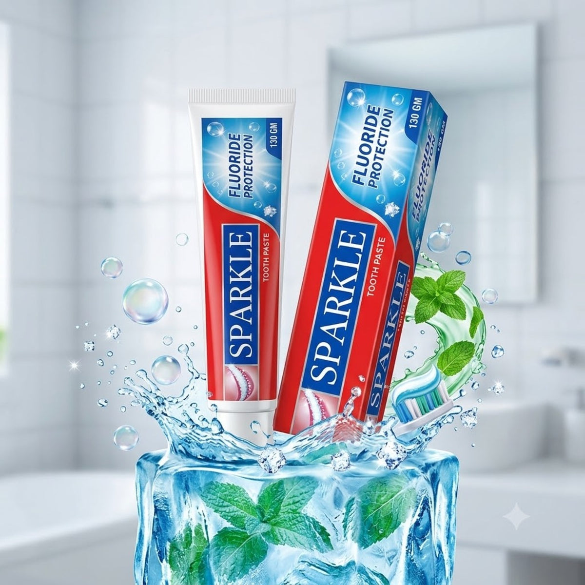 SPARKLE TOOTH PASTE FLUORIDE 130 GM