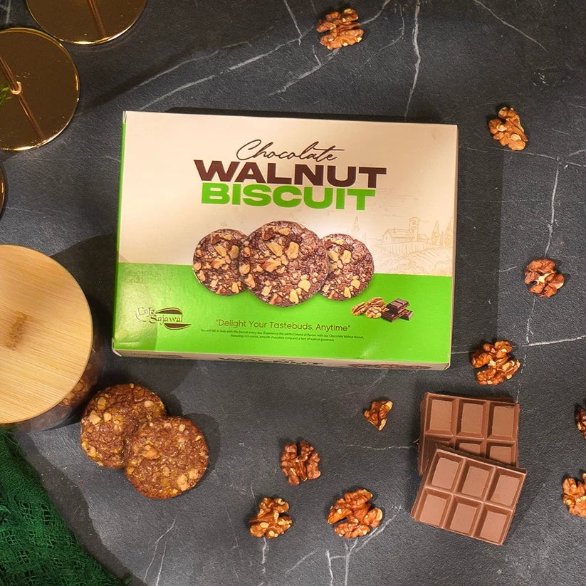 Special Chocolate Walnut Biscuits Box (0.230 KG)