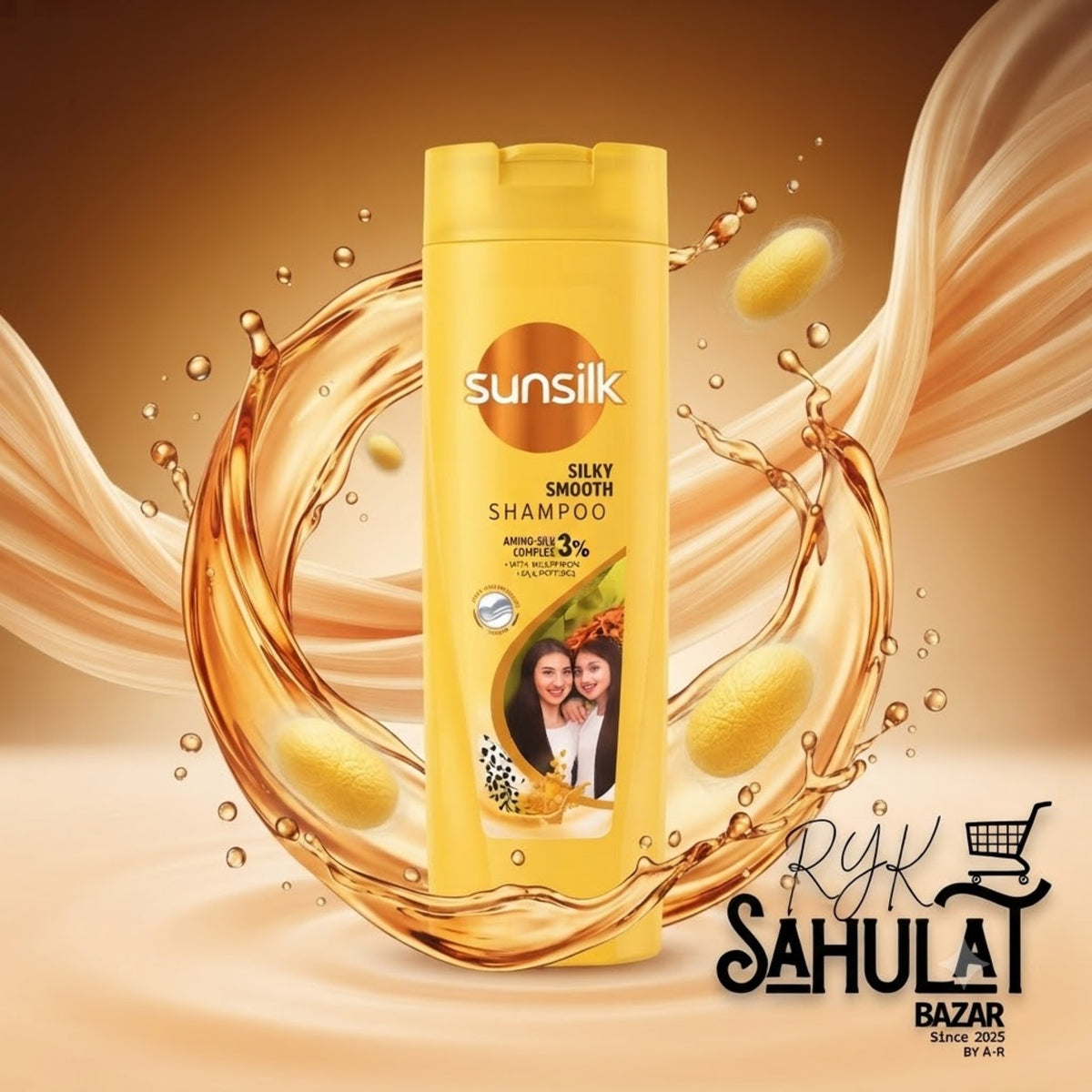 SUNSILK SHAMPOO SILKY SMOOTH 360 ML
