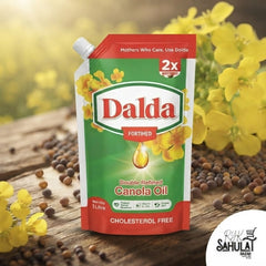 DALDA CANOLA OIL STAND UP POUCH 1 LTR