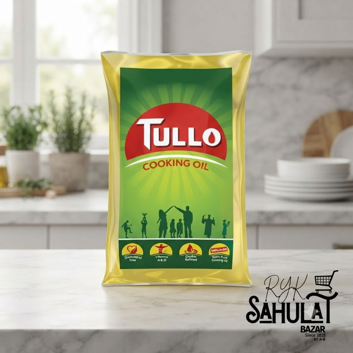 Tullo Cooking Oil 1ltr Pouch