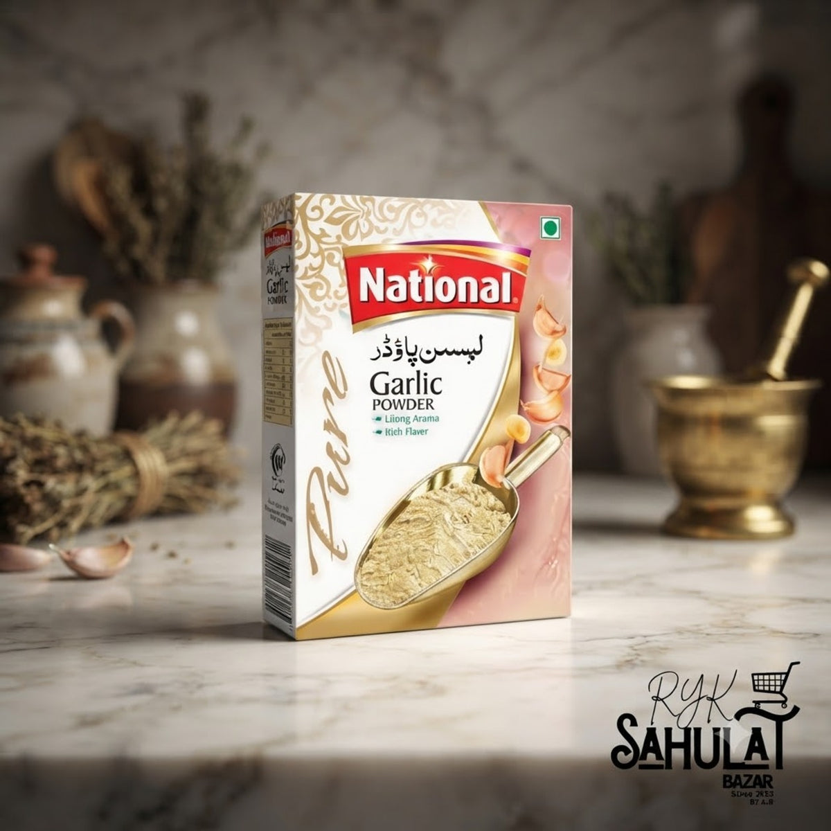 NATIONAL MASALA GARLIC POWDER 50 GM