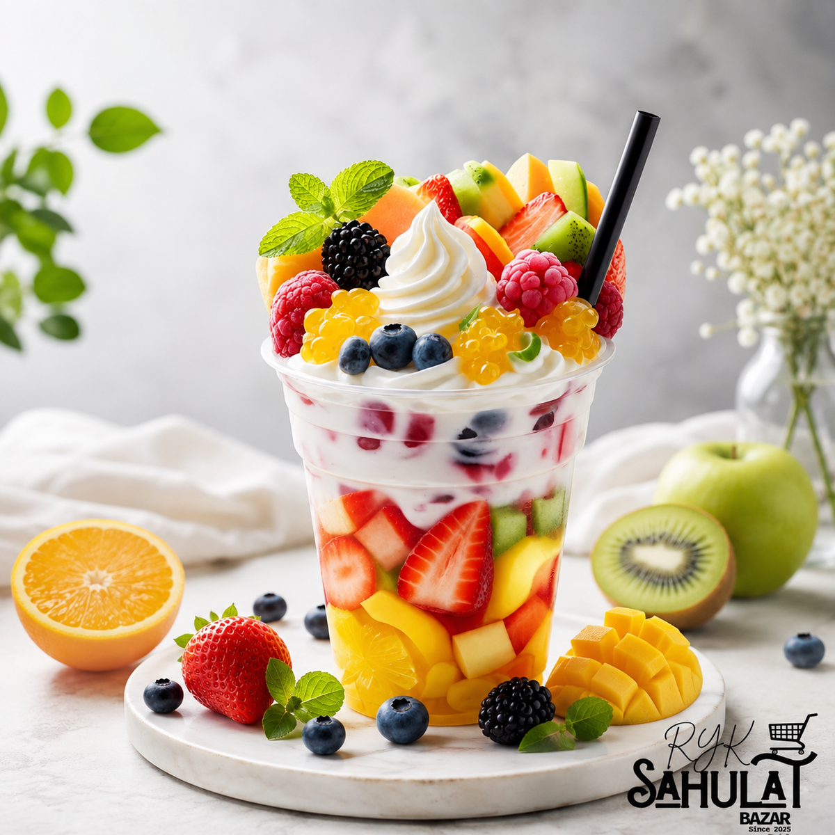 Tuty Fruity Ice Cream Shake