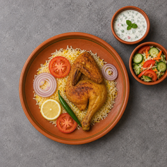 Chicken Mandi Half ( With 250 gm Rice )