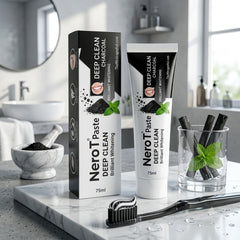 Nero Deep Clean Charcoal Brilliant Whitening Toothpaste, 75ml