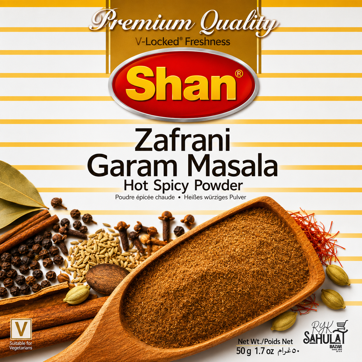 SHAN ZAFRANI GARAM MASALA POWDER 25GM