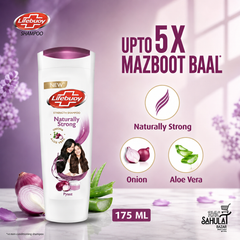 LIFEBUOY SHAMPOO NATURALLY STRONG (ONION AND ALOE VERA) 175ML
