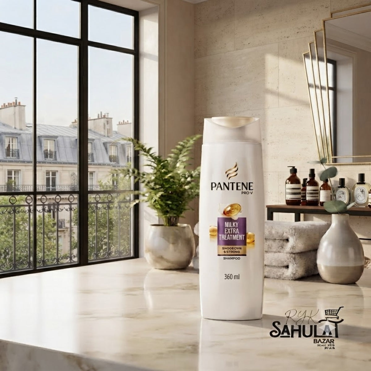 PANTENE SHAMPOO MILKY EXTRA TREATMENT 360 ML