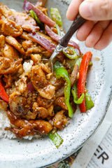Black Pepper with Fried Rice ( One Person )