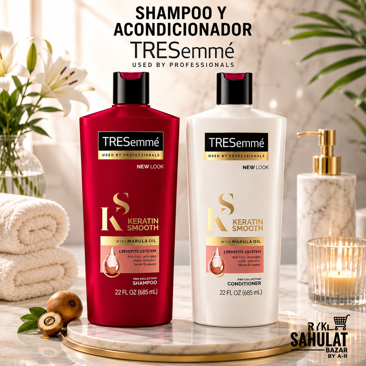 TRESEMME SHAMPOO KERATIN SMOOTH 685 ML