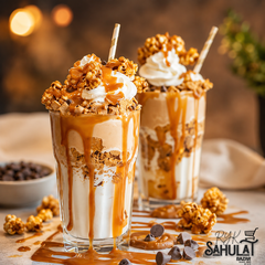Caramel Crunch Ice Cream Shake
