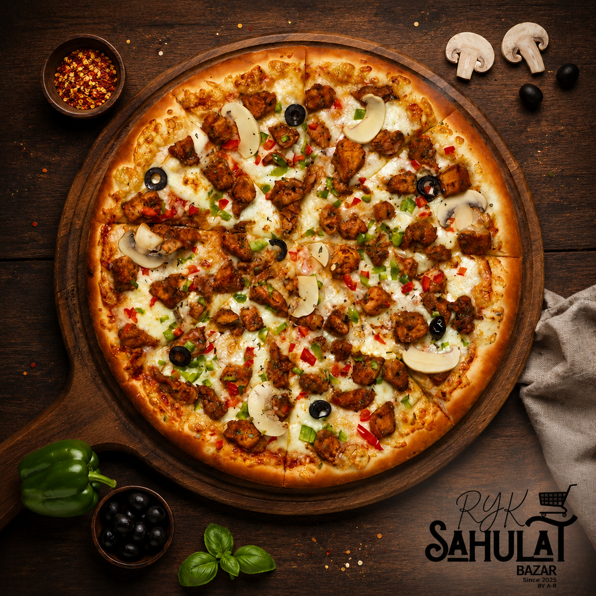 Chicken Fajita Pizza