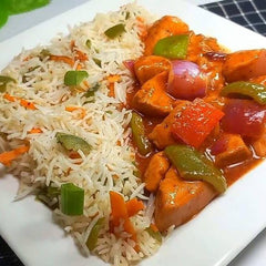 Chicken Shashlik with Rice