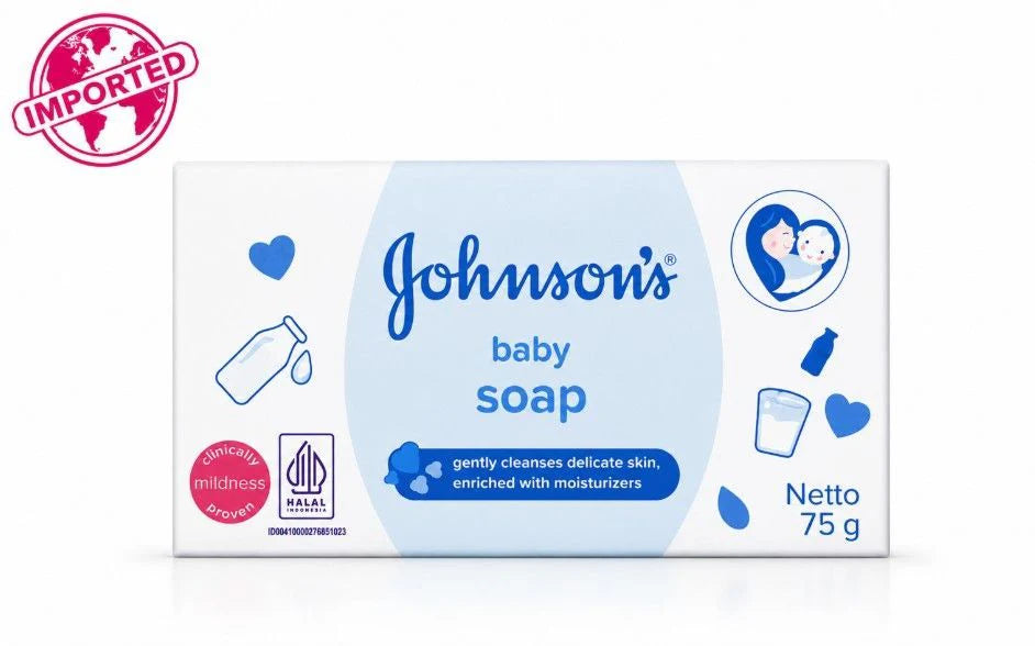 Johnson's White Baby Soap 75g