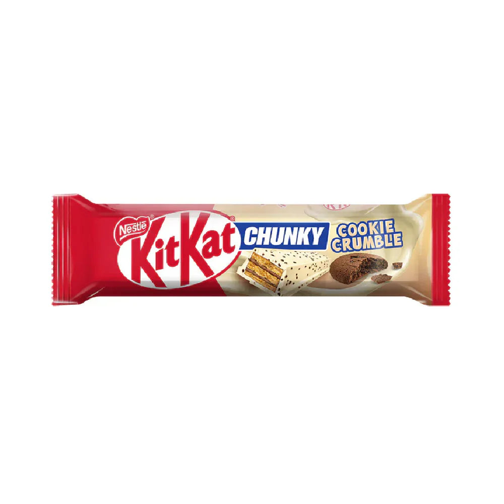 KITKAT CHOCOLATE BAR CHUNKY COOKIES CRUMBLE 38 GM