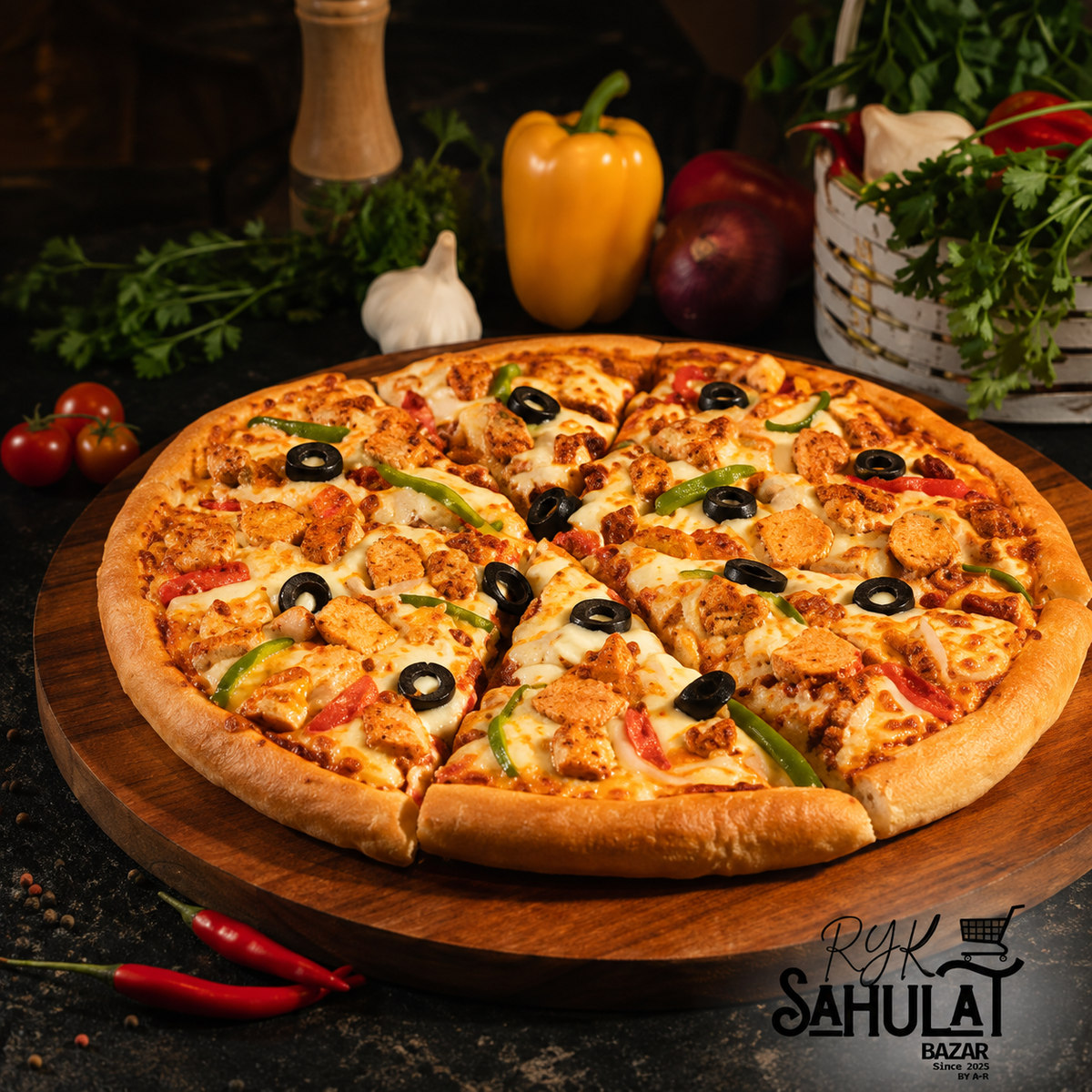 Malai Boti Pizza