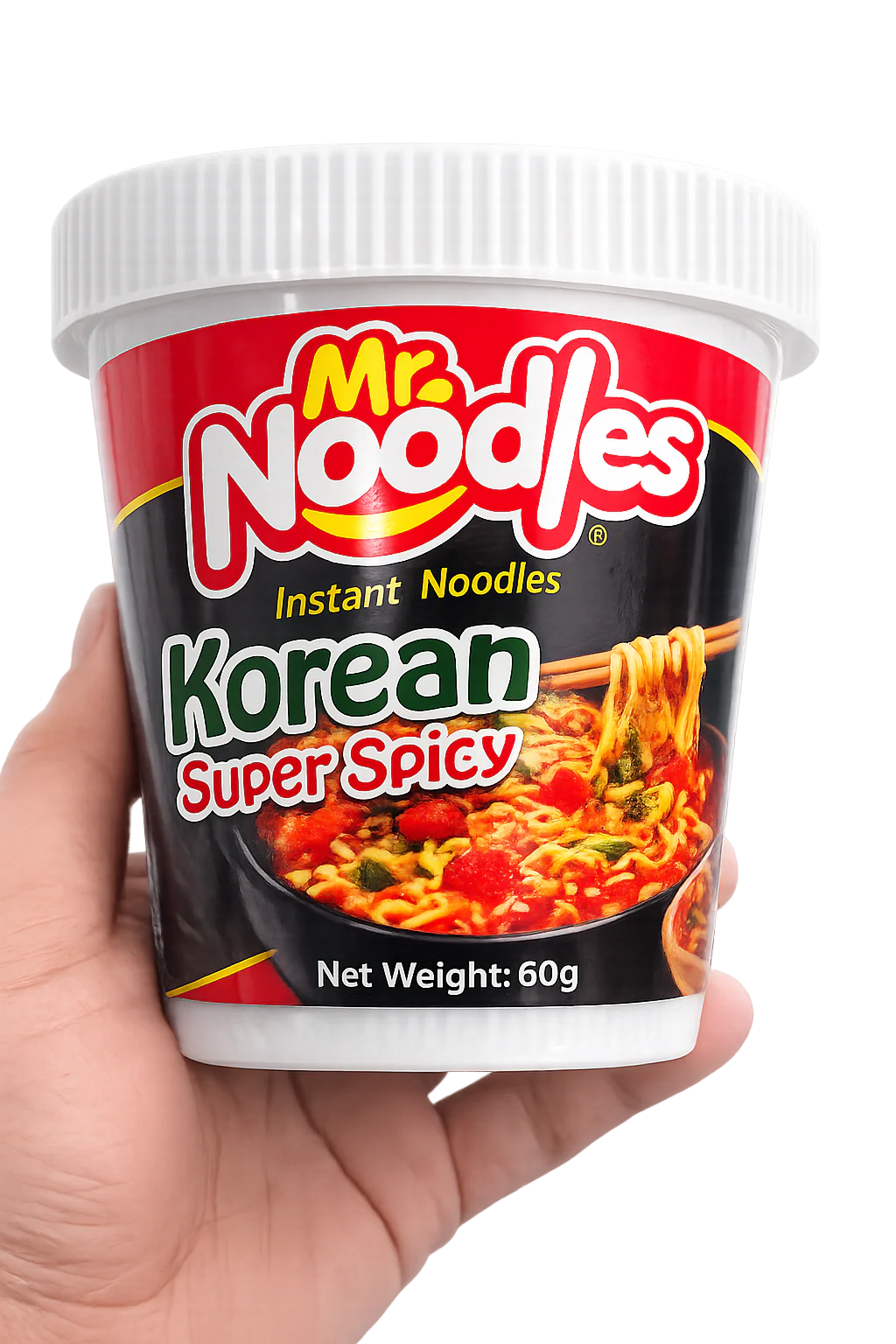 MR. Noodles Instant Cup Noodles Korean Super Spicy 60 g