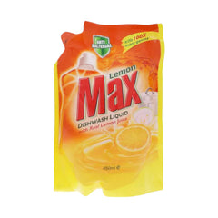 LEMON MAX DISHWASH LIQUID ANTI BACTERIAL POUCH