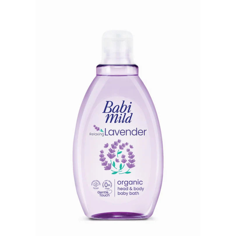 Baby Mild Relaxing Lavender Organic Head & Body Baby Bath 180 ml
