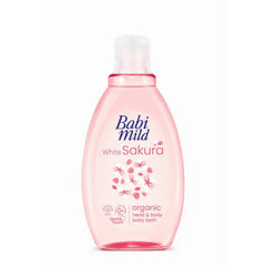 Baby Mild White Sakura Organic Head & Body Baby Bath 180 ml