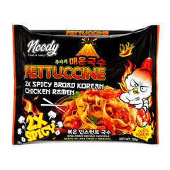 Noody Hot Spicy Chicken Fettuccine (2x Spicy) Black 114g
