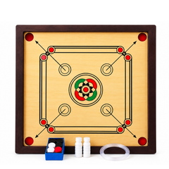 Wooden Carrom Board with All Accessories – 24 x 24 Inches Indoor Game