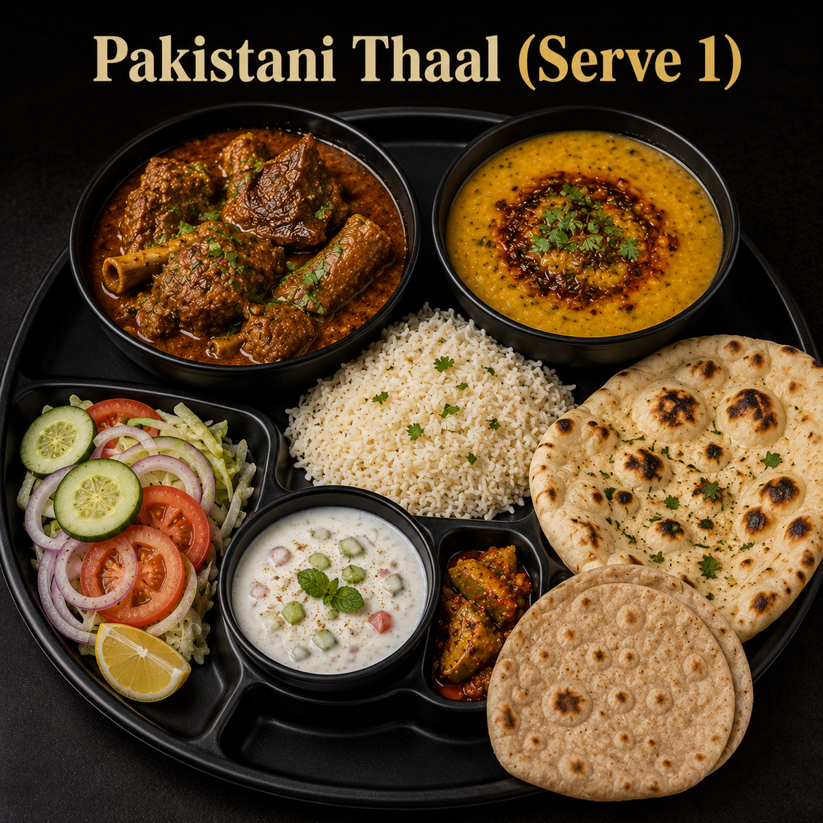 Pakistani Thaal (Serve 1)
