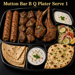 Mutton Bar B. Q Platter (Serve 1)