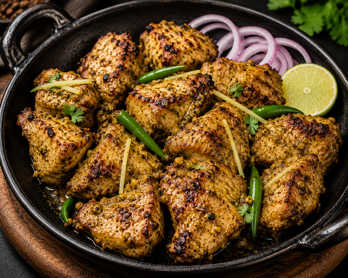 Achari Tikka Chest Piece