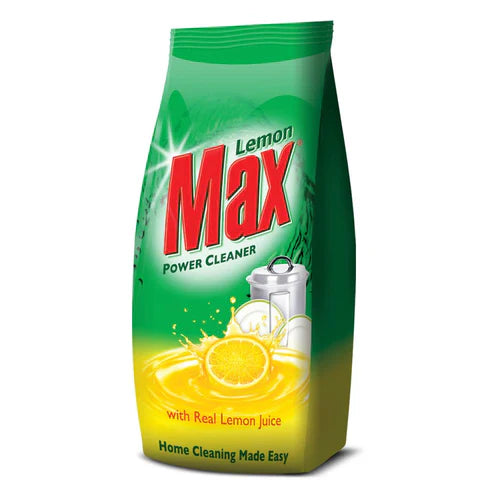 LEMON MAX DISHWASH POWDER POLY BAG 750 GM