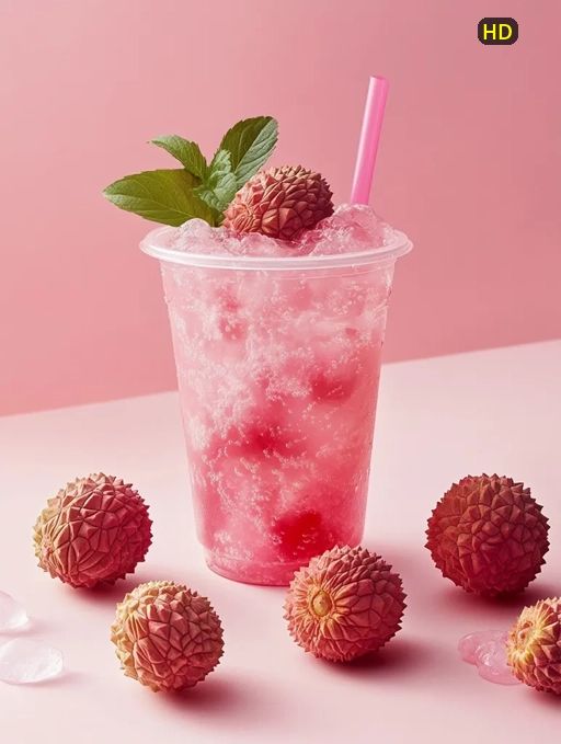 Lychee Soda Drink