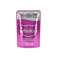 WHISKAS CAT FOOD JUNIOR KITTEN 2-12 MONTH 85 GM