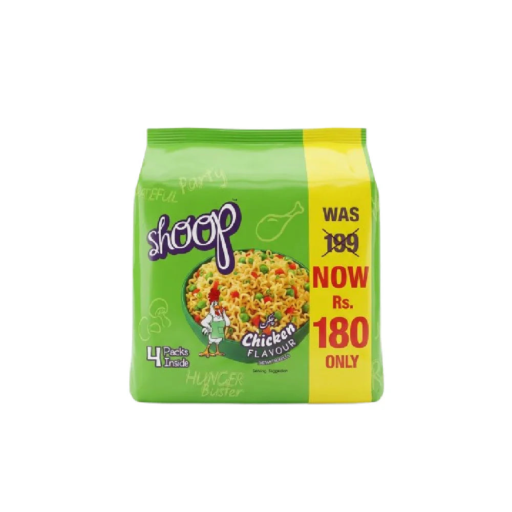 SHAN SHOOP NOODLES CHICKEN SAVER PACK 4 Pieces