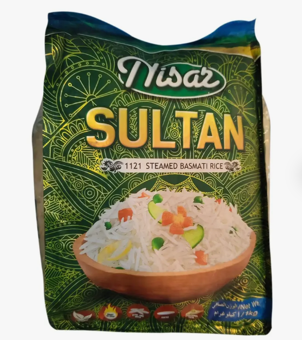 Nisar Sultan (1121) Steamed Basmat Rice 1 kg