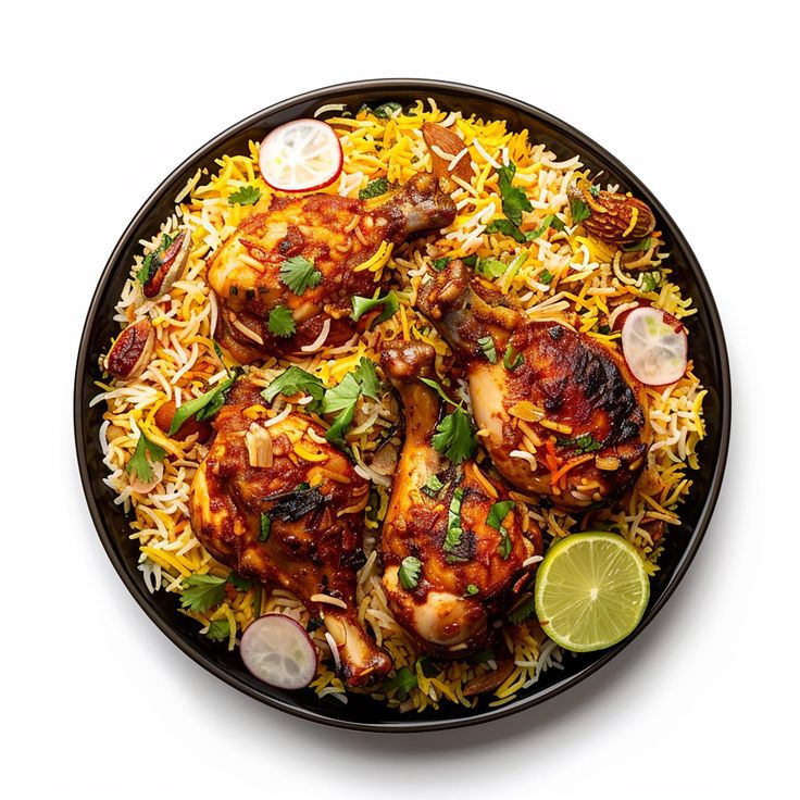 Chicken Biryani +Shami